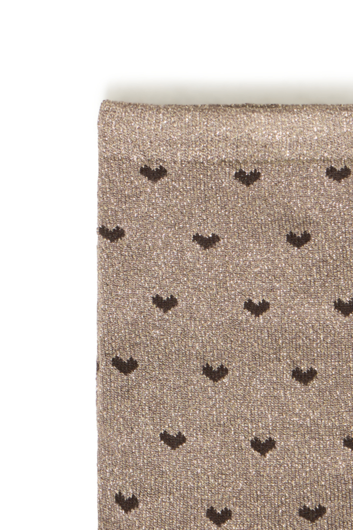 BYVLINI GOLD HEART SOCKS