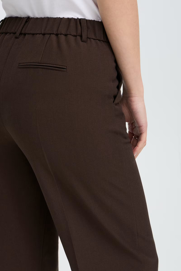 BYDANTA TROUSERS Java Melange / Brown 