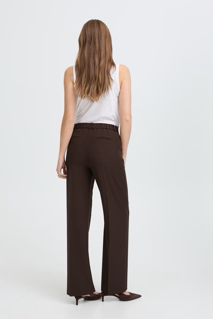 BYDANTA TROUSERS Java Melange / Brown 