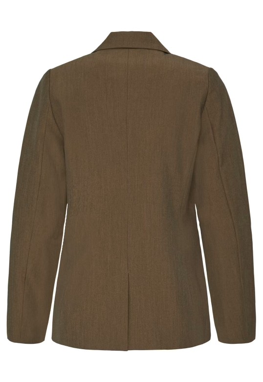 BYDANTA Blazer Sepia Melange / Brown  