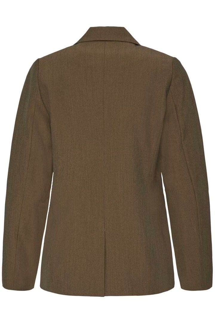 BYDANTA Blazer Sepia Melange / Brown  