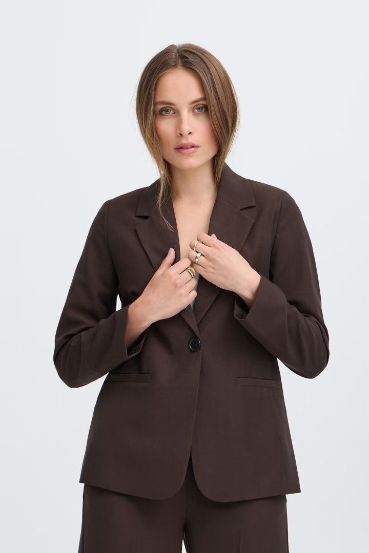 BYDANTA Blazer  Java Melange / Brown