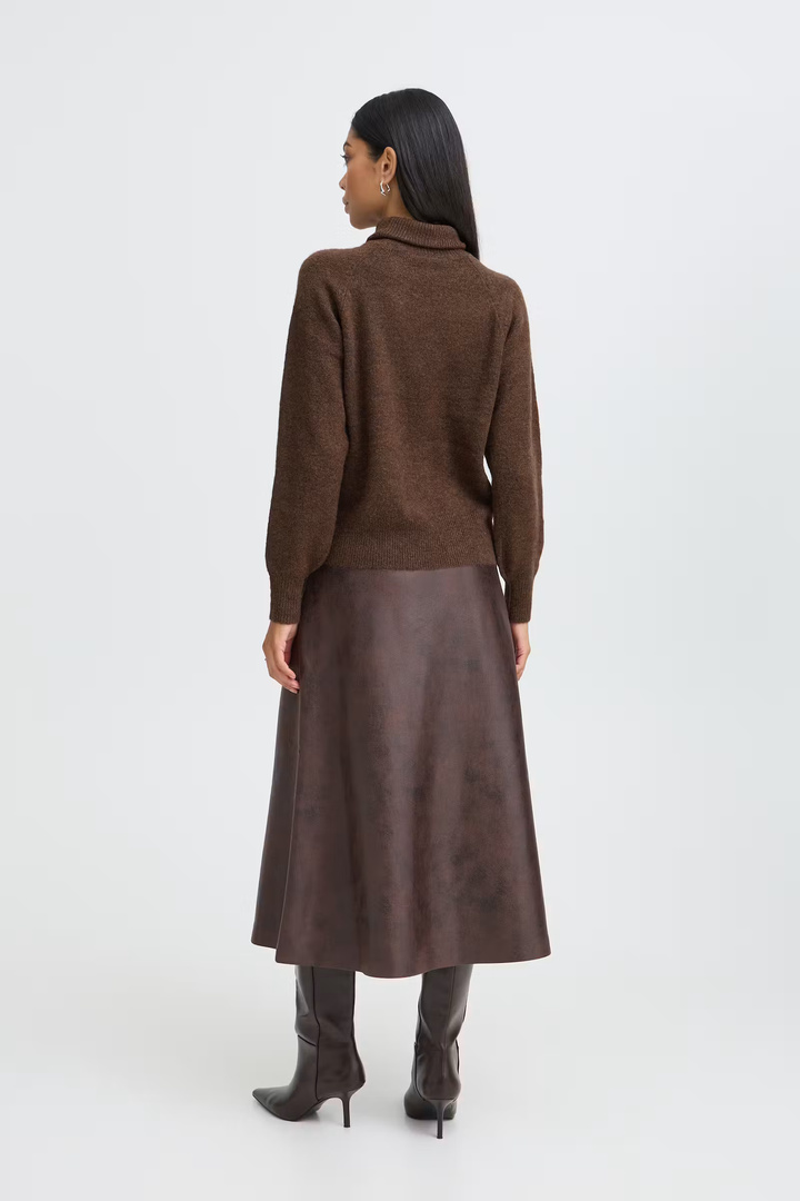 BYMONNA Pullover Java Melange / Brown