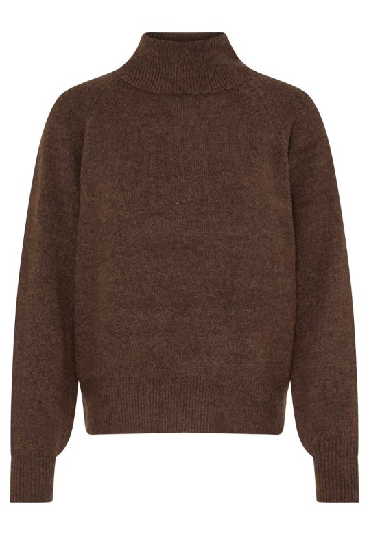 BYMONNA Pullover Java Melange / Brown