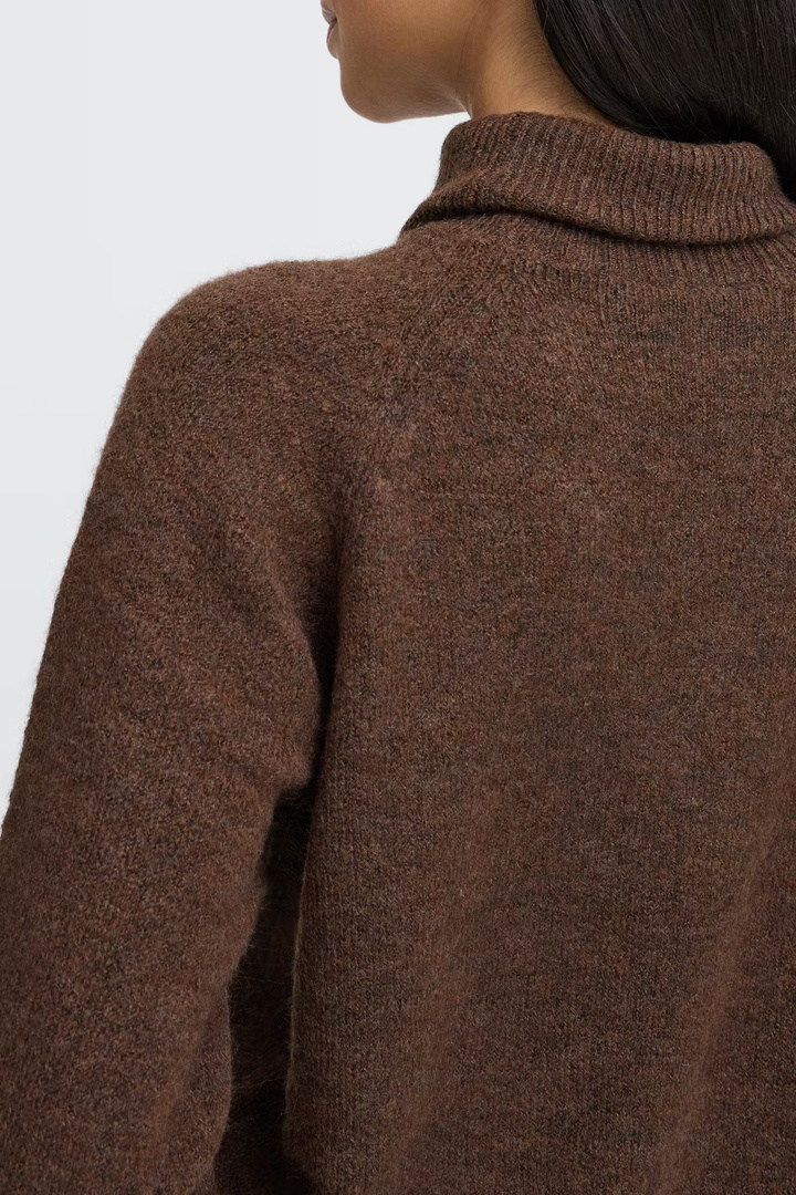 BYMONNA Pullover Java Melange / Brown