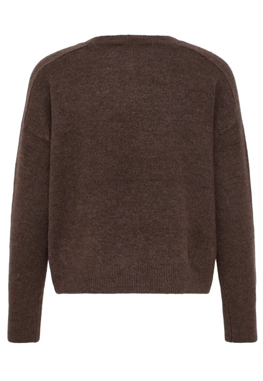 BYMONNA Pullover Java Melange / Brown