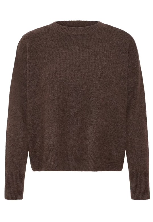BYMONNA Pullover Java Melange / Brown
