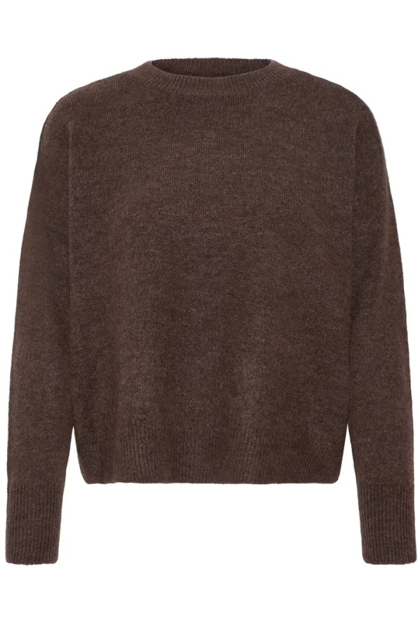 BYMONNA Pullover Java Melange / Brown