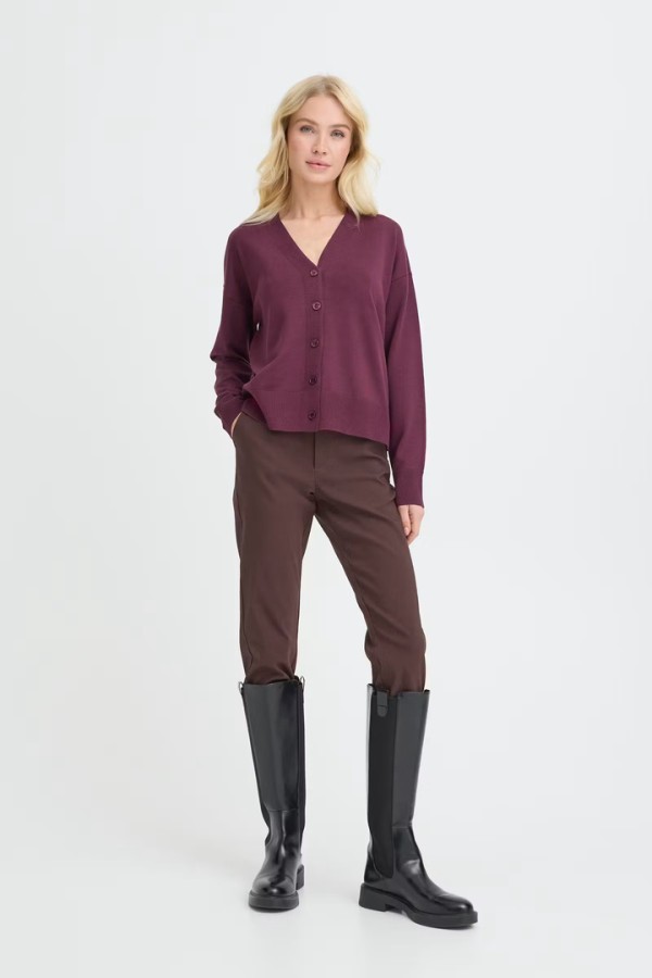 BYMMORLA Cardigan Fig / Brown