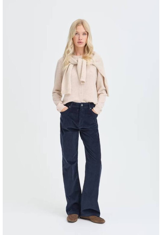 BYOSANNA Cardigan  Humus Melange / Nature