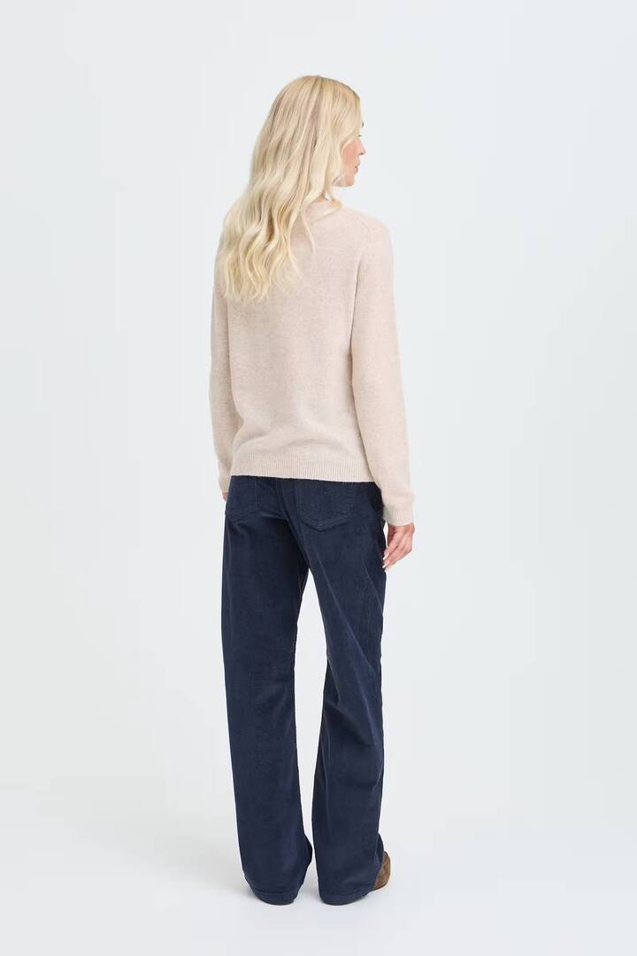 BYOSANNA Cardigan  Humus Melange / Nature