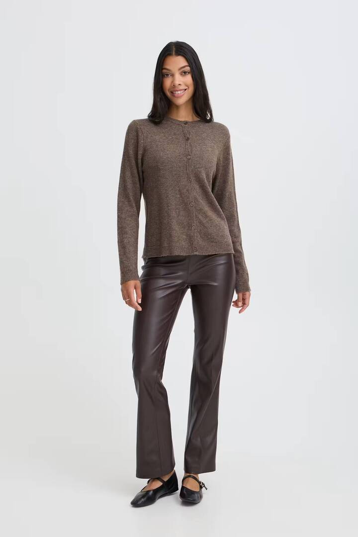 BYOSANNA Cardigan Java Melange / Brown