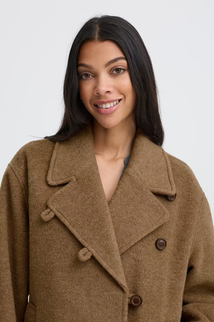 BYCITRIO Outerwear Sepia Melange / Brown