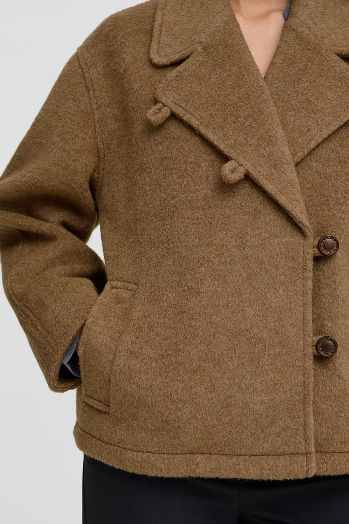 BYCITRIO Outerwear Sepia Melange / Brown