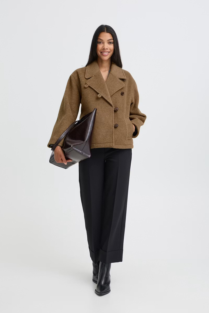 BYCITRIO Outerwear Sepia Melange / Brown