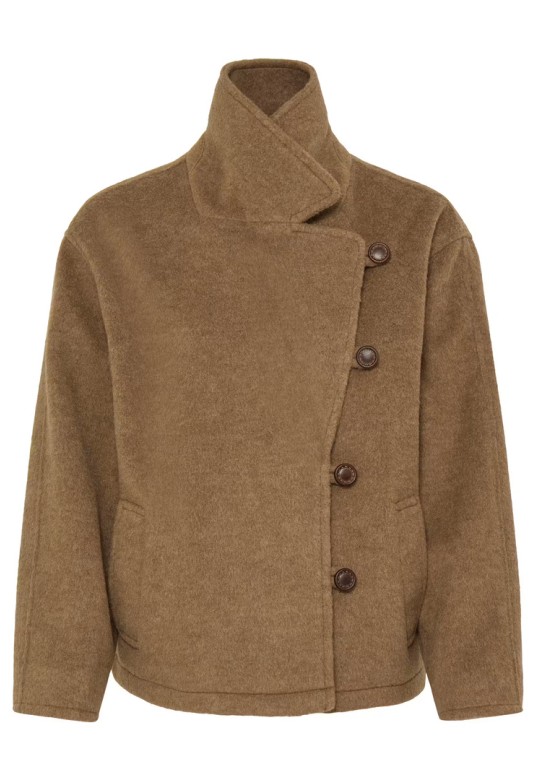 BYCITRIO Outerwear Sepia Melange / Brown