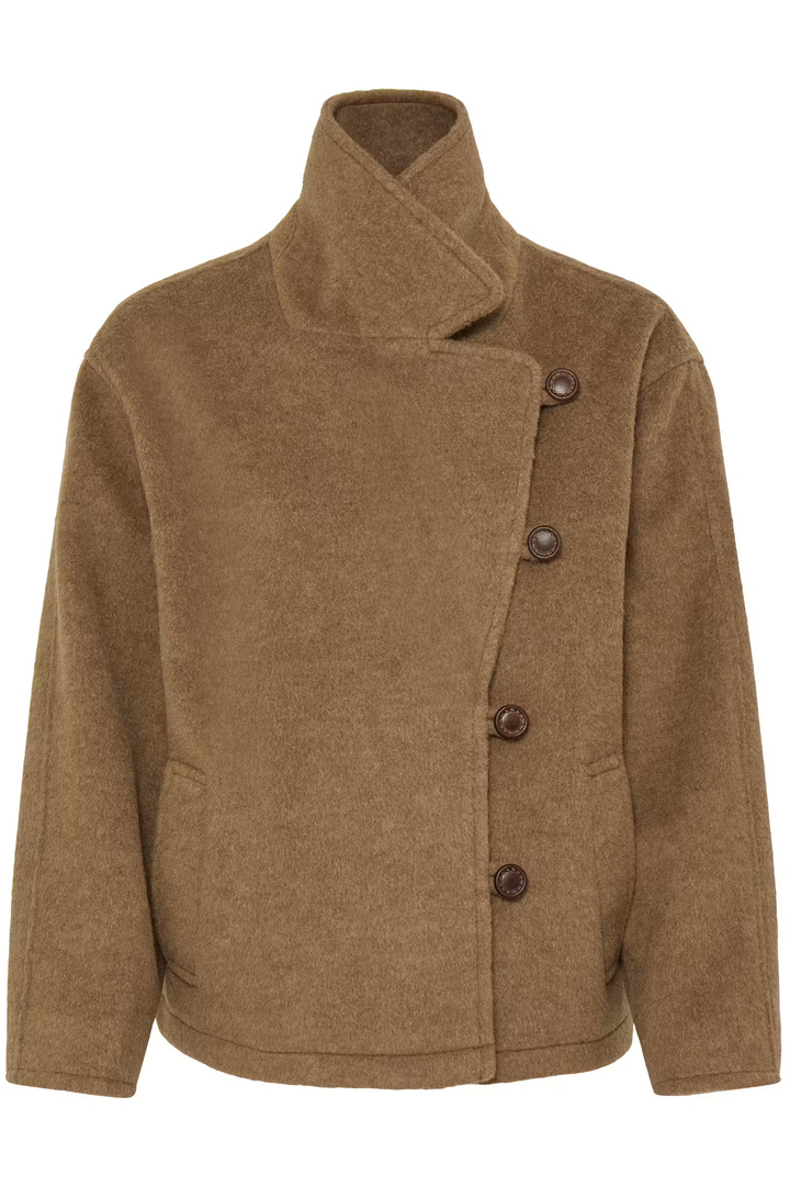 BYCITRIO Outerwear Sepia Melange / Brown