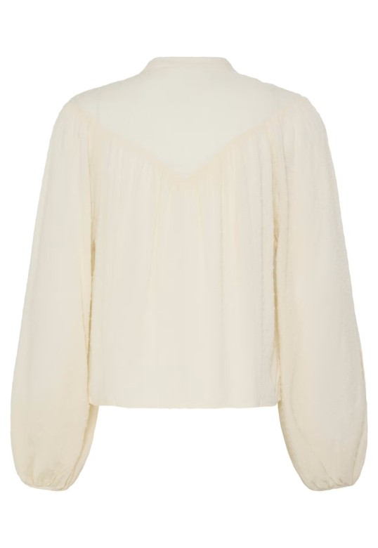 BYHELMINE Blouse Birch / White