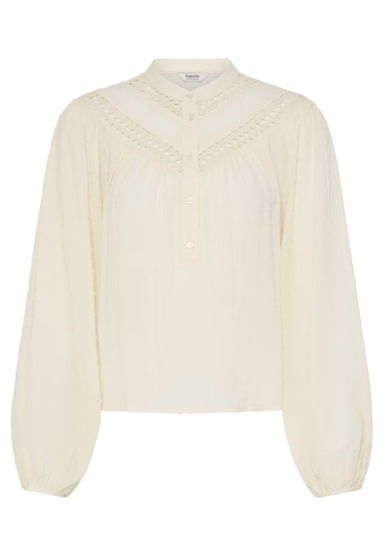 BYHELMINE Blouse Birch / White