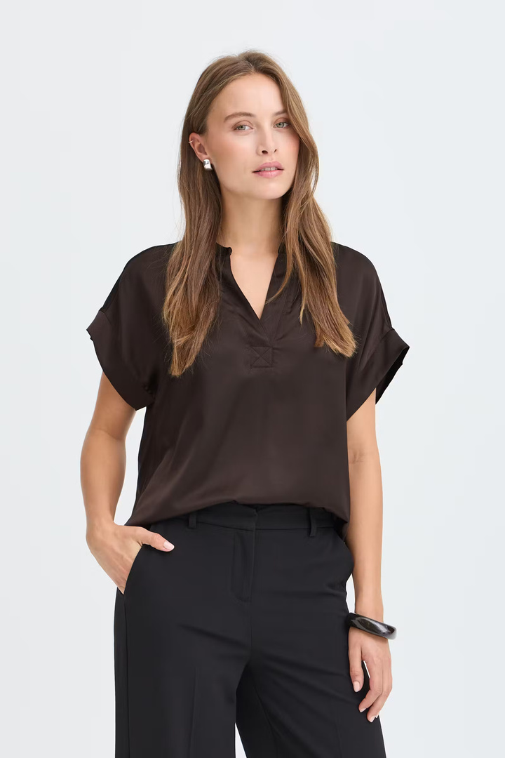 BYSELITA T-shirt  Java / Brown