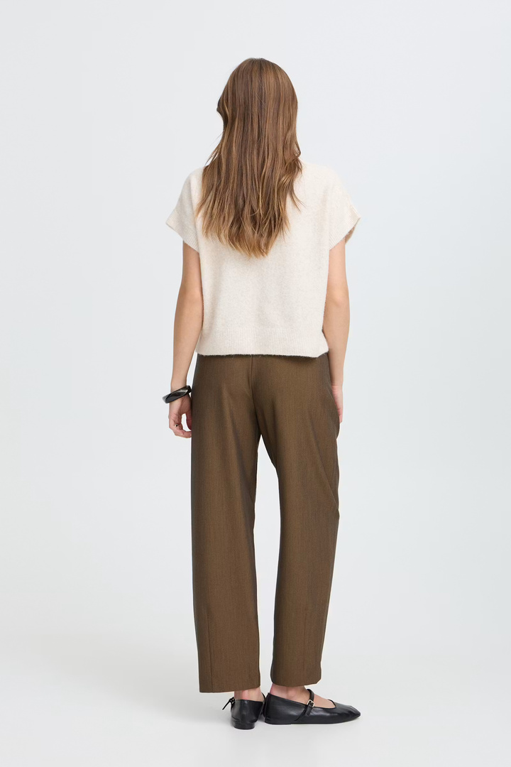 BYDANTA Pants  Sepia Melange / Brown