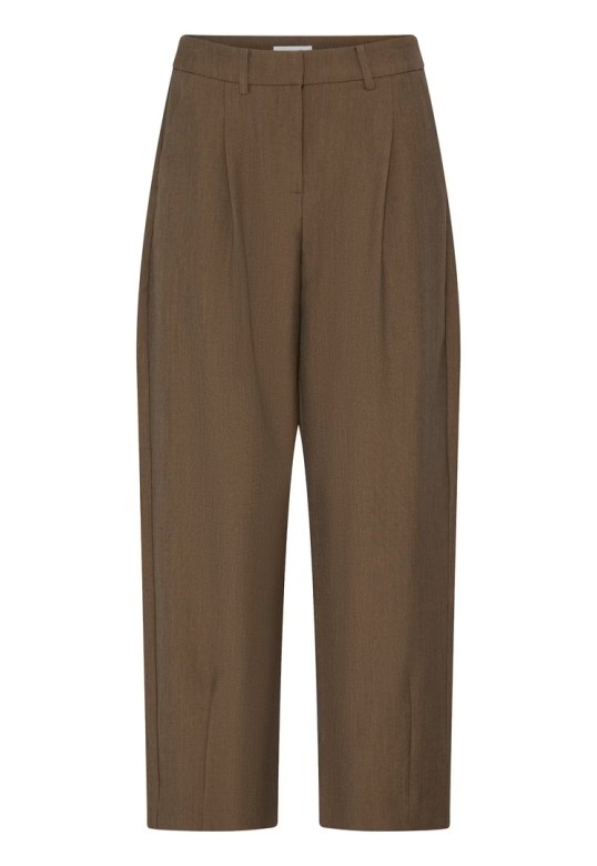 BYDANTA Pants  Sepia Melange / Brown