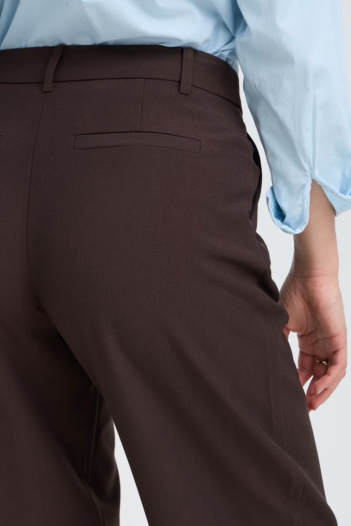 BYDANTA Pants Java Melange / Brown