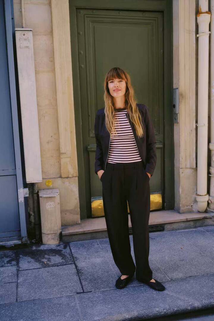 BYDANTA Pants Java Melange / Brown