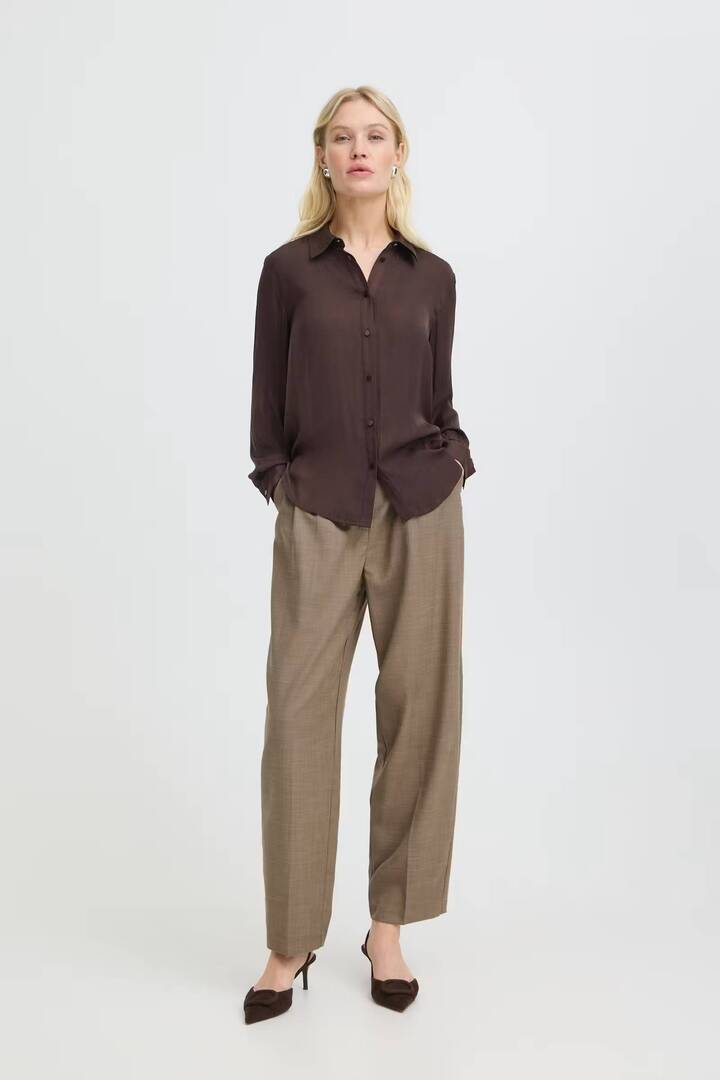 BYIVAL Shirt Fig / Brown