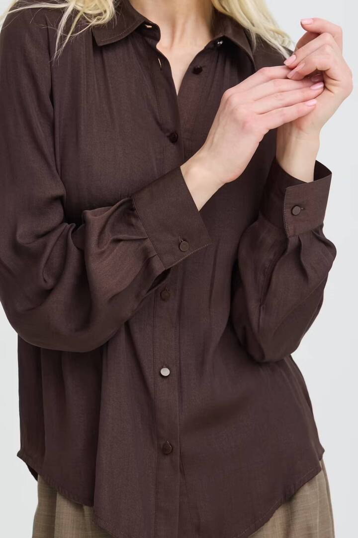 BYIVAL Shirt Fig / Brown