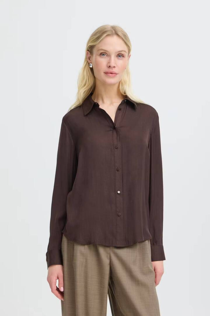 BYIVAL Shirt Fig / Brown