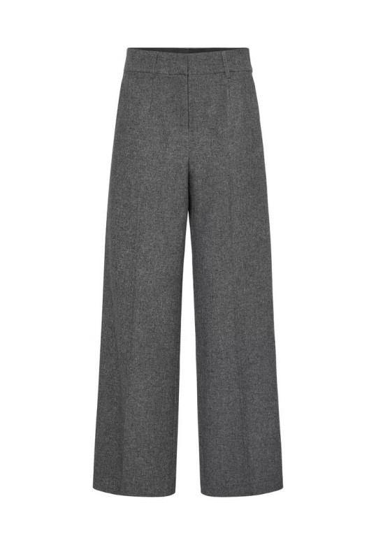 BYETONA Pants Mid Grey Melange