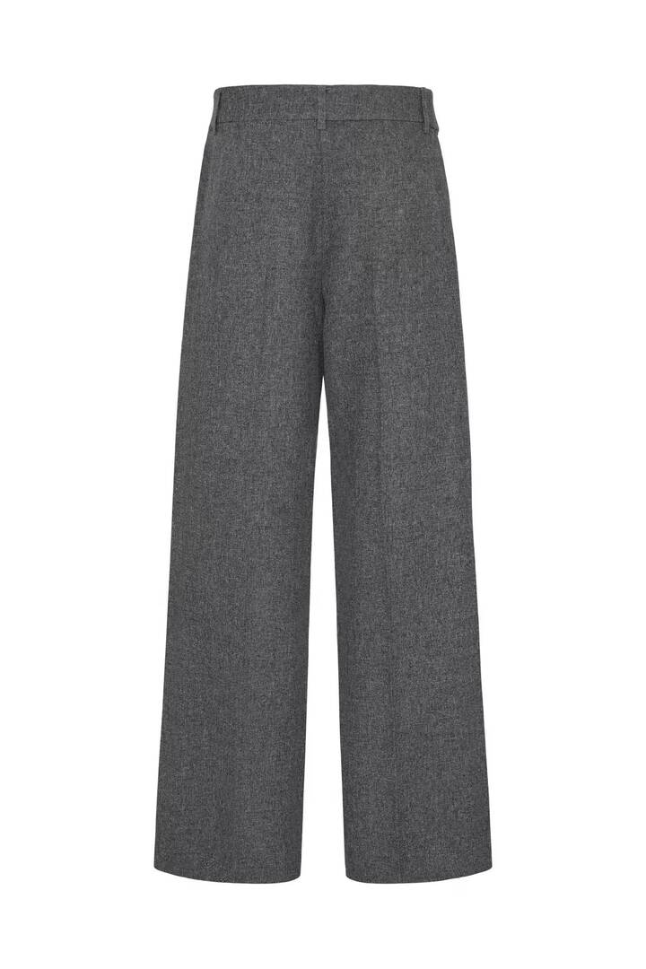 BYETONA Pants Mid Grey Melange