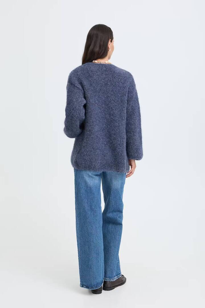 BYNYLA Cardigan Blue Horizon Melange