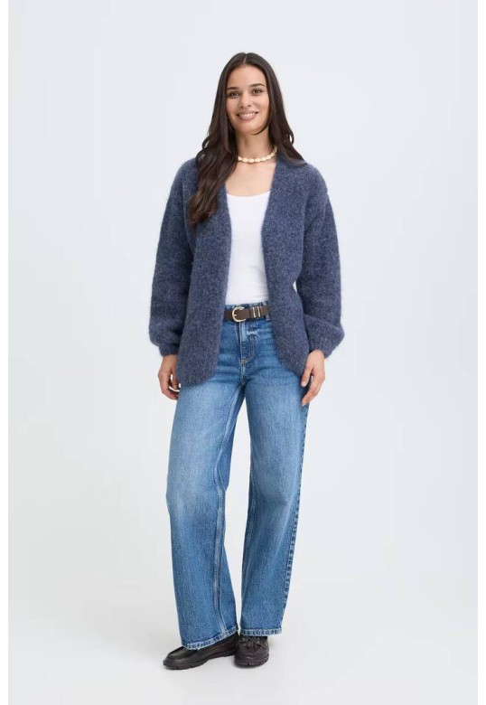 BYNYLA Cardigan Blue Horizon Melange
