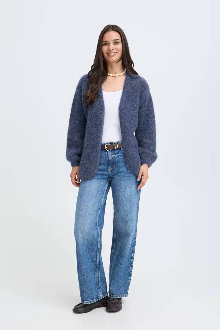 BYNYLA Cardigan Blue Horizon Melange