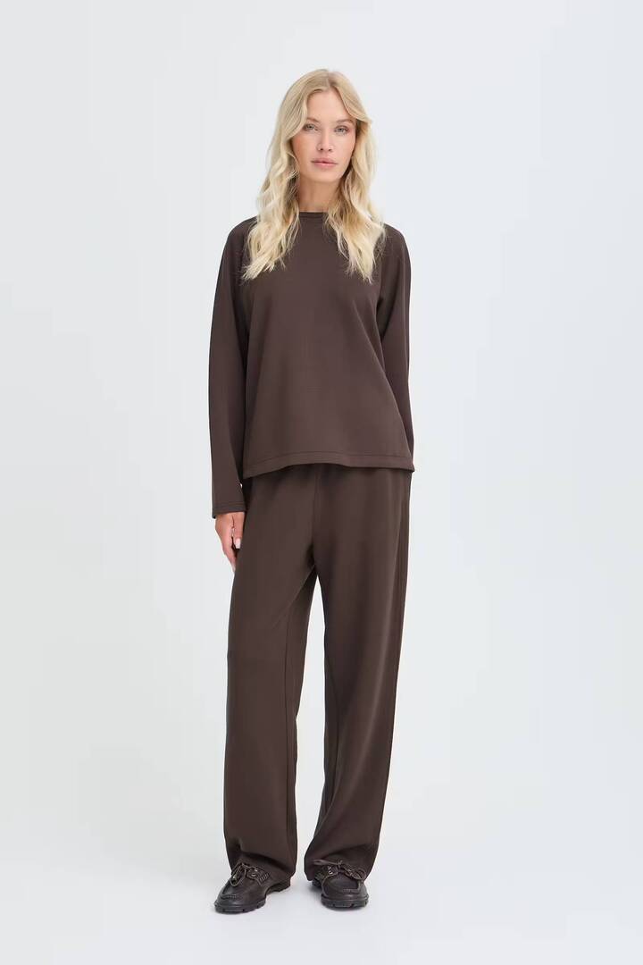 BYPUSTI T-shirt  Java / Brown