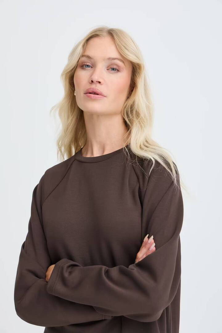 BYPUSTI T-shirt  Java / Brown