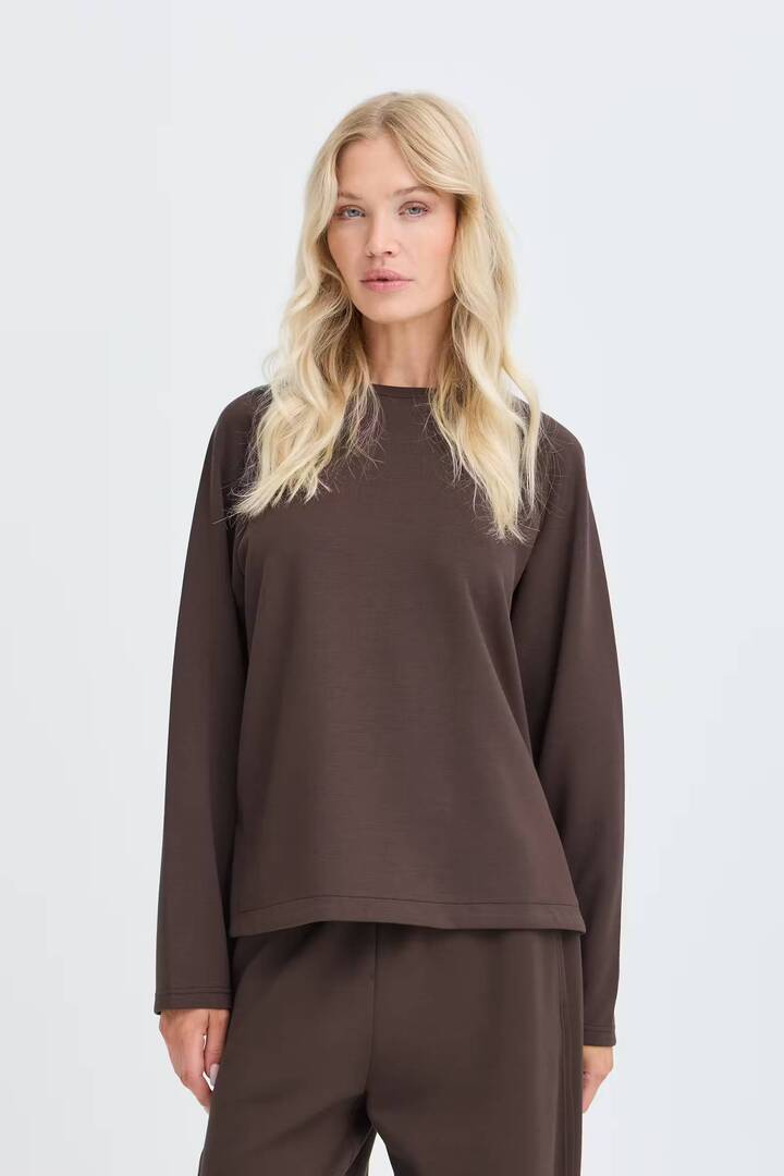 BYPUSTI T-shirt  Java / Brown