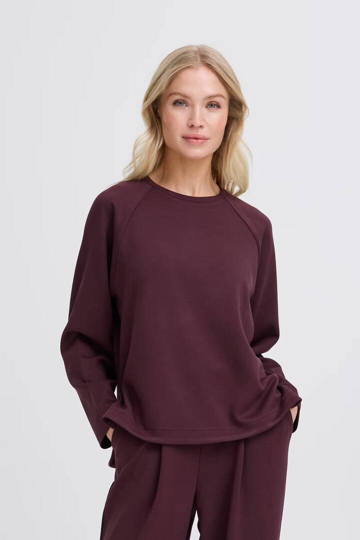 BYPUSTI T-shirt Fudge / Red