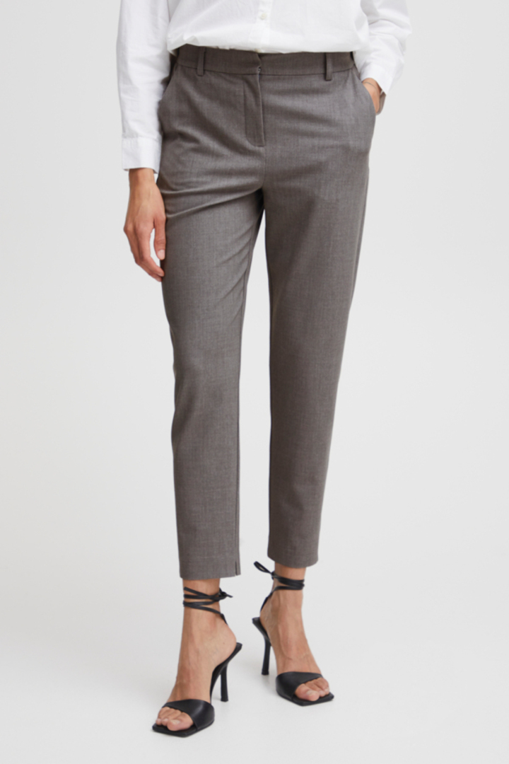 BYDANTA TROUSERS LIGHT GREY