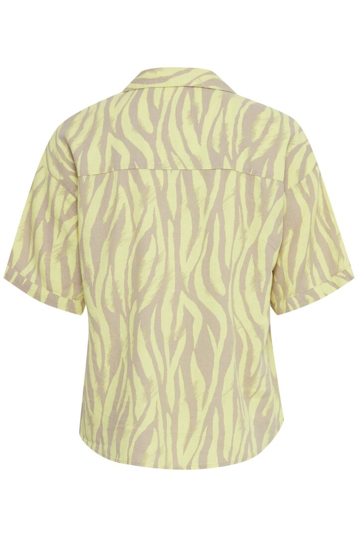 BYFALAKKA SHIRT SUNNY LIME ANIMAL PRINT