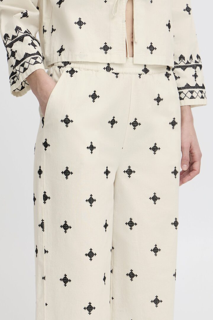 BYDUNIA Pants Birch Ethnic Mix