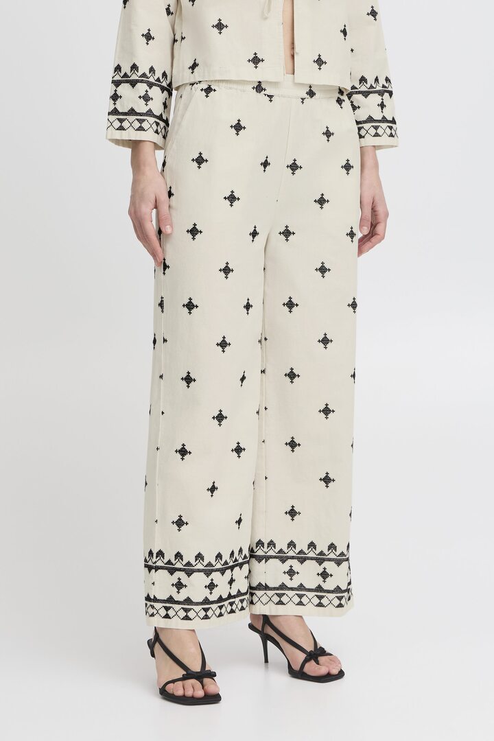 BYDUNIA Pants Birch Ethnic Mix