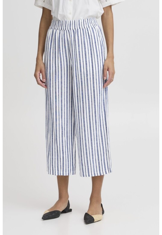 BYFALAKKA Pants Marshmallow Stripe Mix