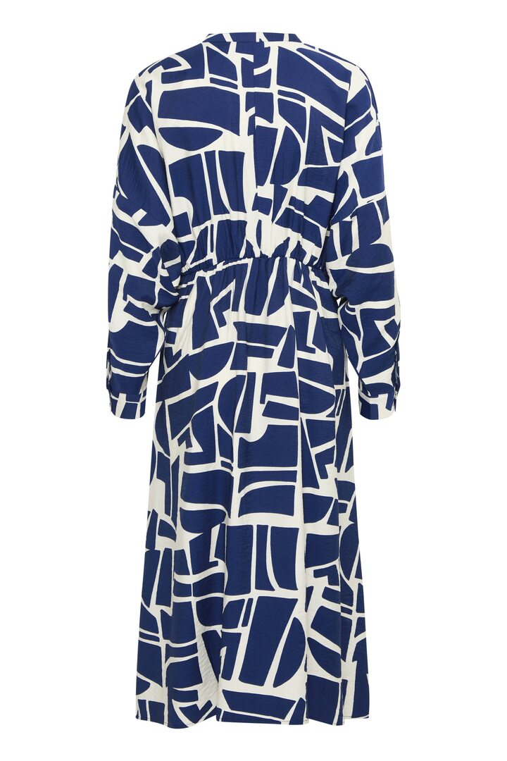 BYIHAMMA Dress Blue Geo