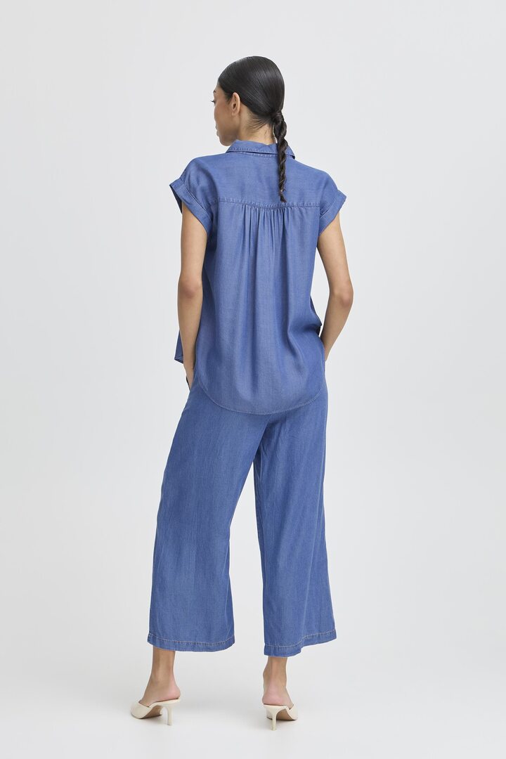 BYKOSMO Shirt Mid Blue Denim