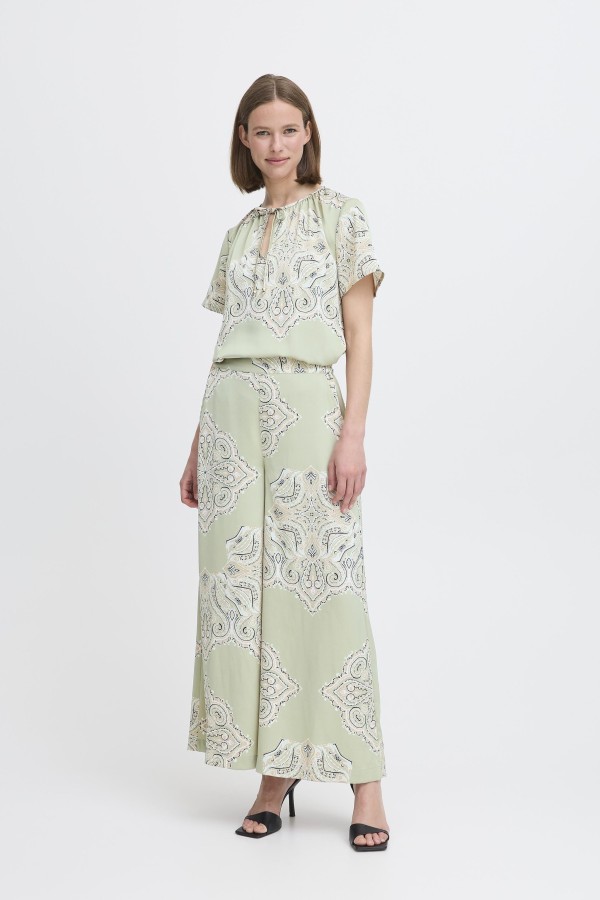 BYJANNIKE Pants Tea Paisley Mix