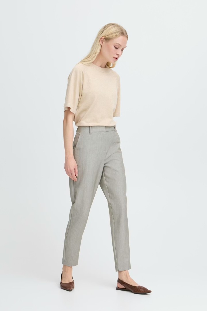 BYDANTA TROUSERS  Vetiver Melange