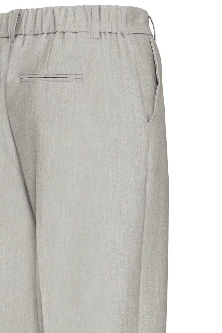 BYDANTA WIDE LEG PANTS Vetiver Melange